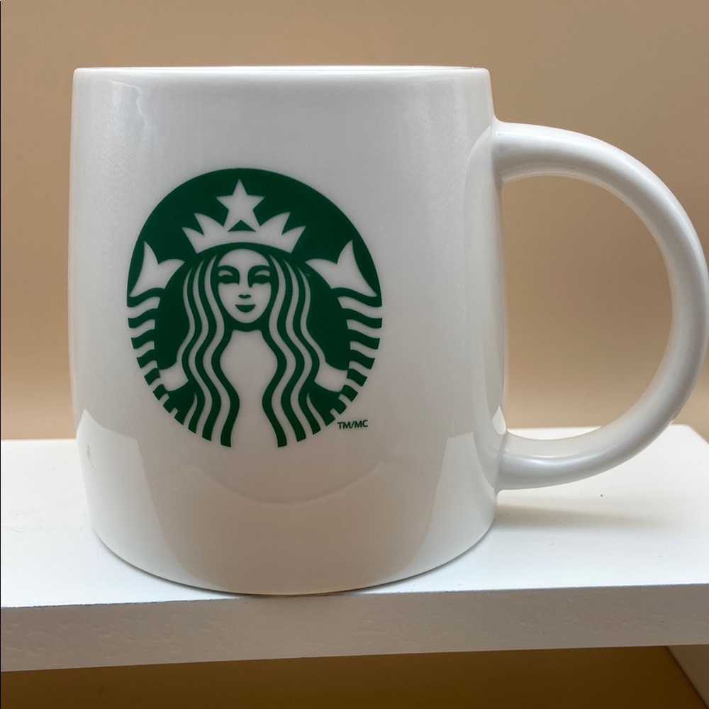 Starbucks 2011 Class White  Coffee Mug with Green Siren Logo